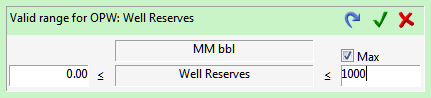 Valid Range window